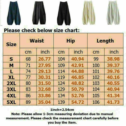 UK Summer Womens Ladies Cotton Linen Baggy Casual Harem Pants Trousers Plus Size - Picture 2 of 17