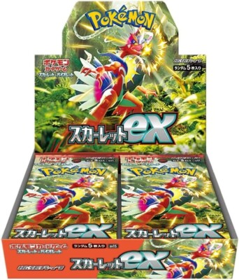 Pokemon Card Game Scarlet & Violet Scarlet ex Booster sv1S 1 BOX