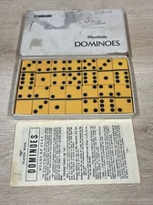 Vintage Puremco No. 616 Standard Butterscotch Dominoes