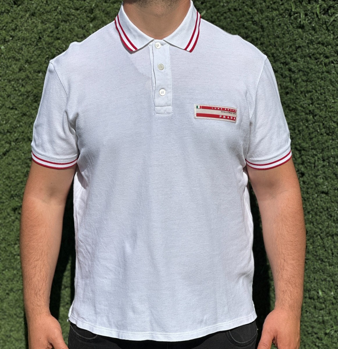 プラダ　ルナ・ロッサ 　チャレンジアメリカンズカップ　ポロシャツ　XL Prada Luna Rossa 2013 Challenge Pirelli Team Polo America's