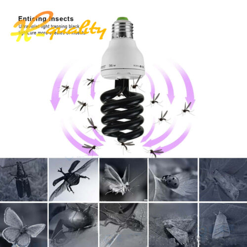 E27 15W 40W UV Ultraviolet Fluorescent Blacklight Light Bulb Lamp CFL AC 220V - Picture 6 of 14