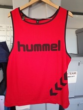 Hummel Football Training Bibs - Red- Adult - Set of 11 Brand New