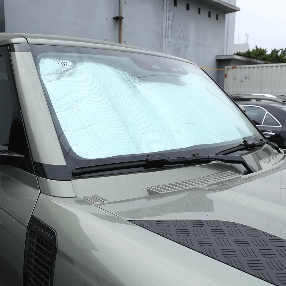 Large Sun Shade Car Windshield Visor For Land Rover Defender 90 110 2020-2021 - Image 2 of 4