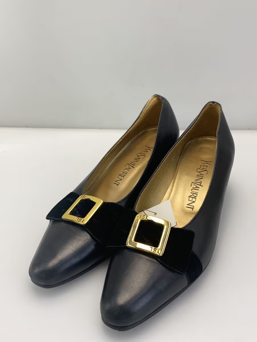 Yves Saint Laurent Pumps 35.5 Blk Jlv72 thumbnail 2
