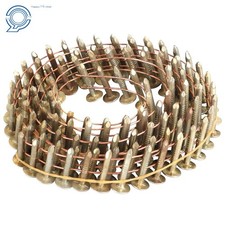 3/4" Electro Galvanized 15 Degree Inclined Coil 3600 Full Round Head Roof Nails