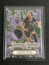 2026 WNBA Donruss Tiffany Hayes Jersey Series Patch Green /99 Valkyries