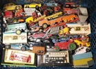 ORIGINAL VINTAGE DIECAST TOY JOB LOT DINKY CORGI JUNIORS etc TRUCK TRAILERS etc