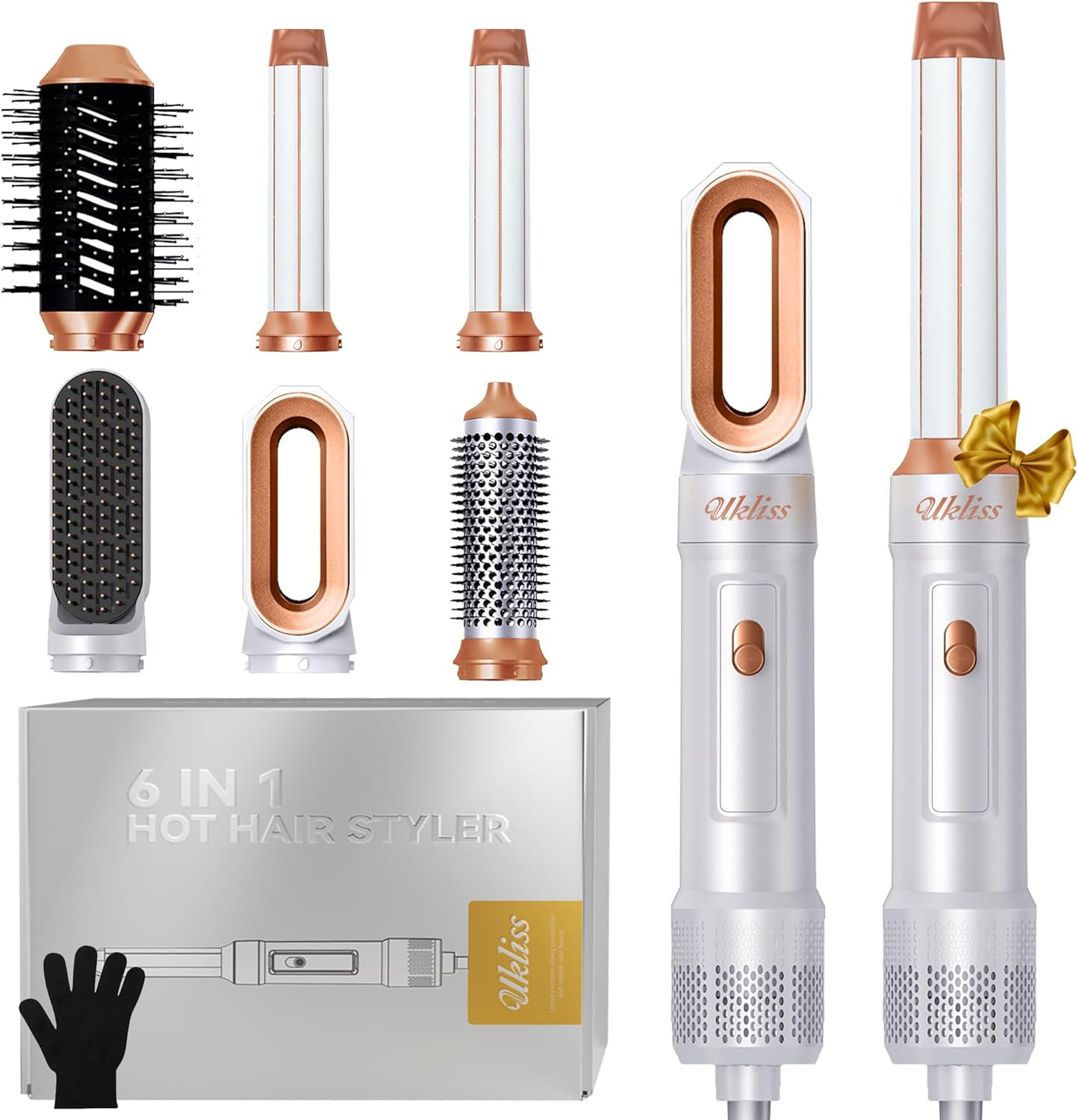 Airstyler Pro 6 in 1: Phon e Arricciacapelli Automatico Professionale