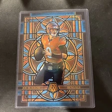 2025 Mosaic Joe Burrow Stained Glass #5 JUMBO Cincinnati Bengals Costco