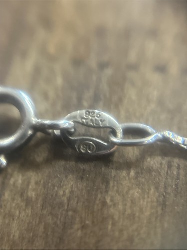 18,5 Zoll italienische Sterlingsilber Box Kette 2,15 Gramm - Bild 2 von 5