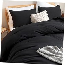 California King Comforter Set 3pcs 1 California King Comforter 104"x96" Black