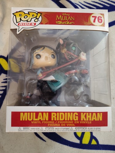Mulan Riding Khan Funko Pop! #76 Rides Disney Vinyl Figure Collectible