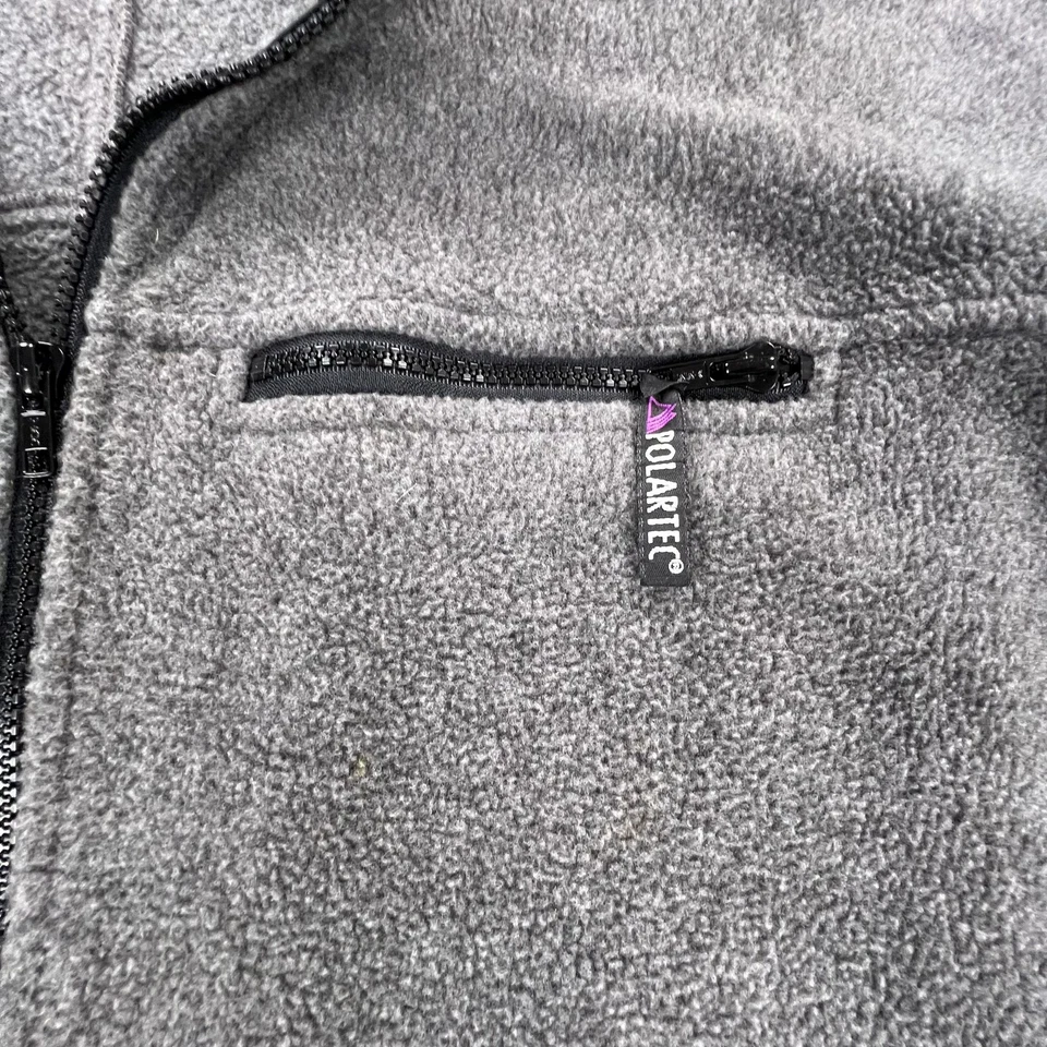 VTG Orvis Fleece Jacket Mens Large Gray Polartec Full Zip Made USA Warm Outdoor - Image 4 of 4