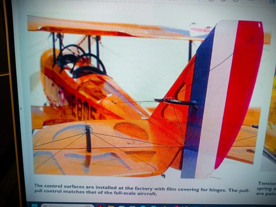 MAXFORD RC " CURTISS JENNEY "  38 IN. ARF, PRISTINE NEW IN ALUM. CASE - Image 3 of 4