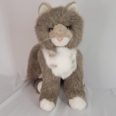 Douglas Cuddle Toys Davey Maine Coon Cat 16'' Plush Retired Floppy Cat