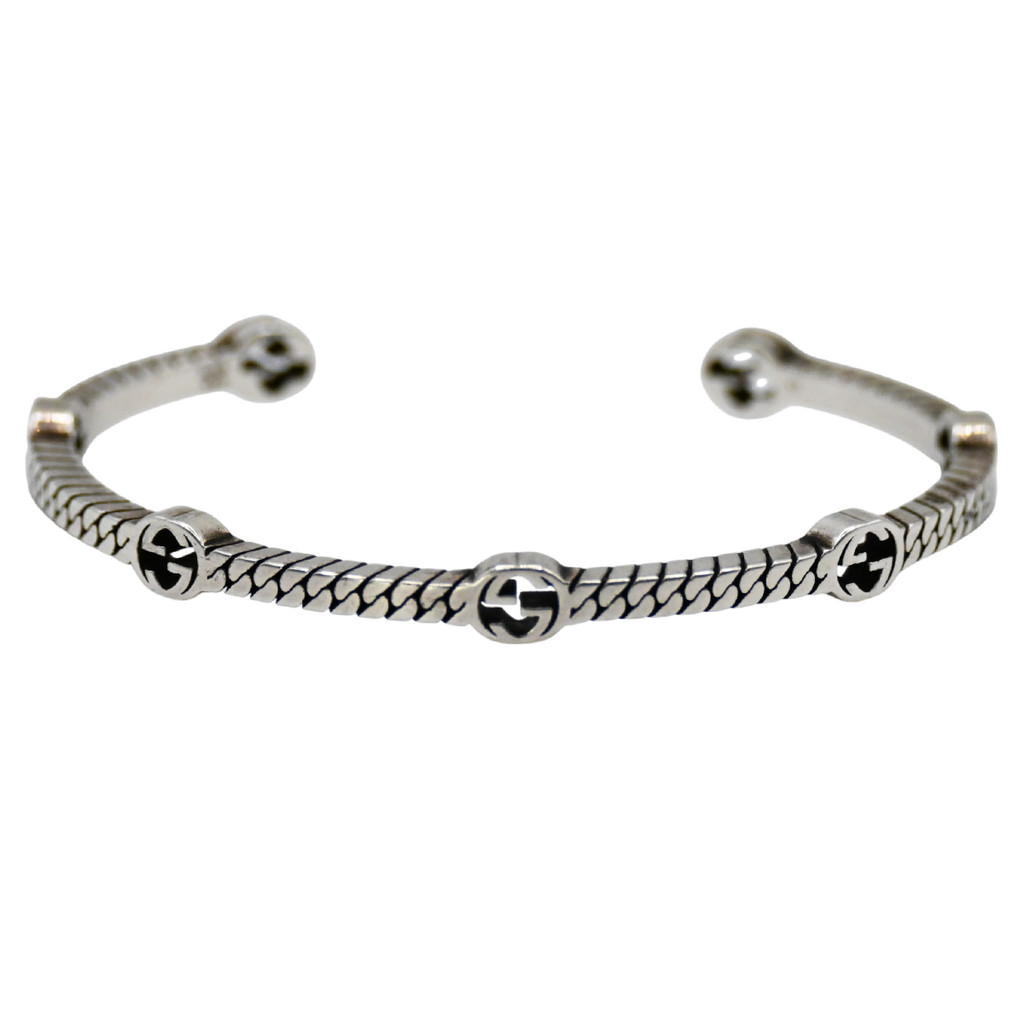 GUCCI | Interlocking G Cuff Bangle Bracelet - image 1