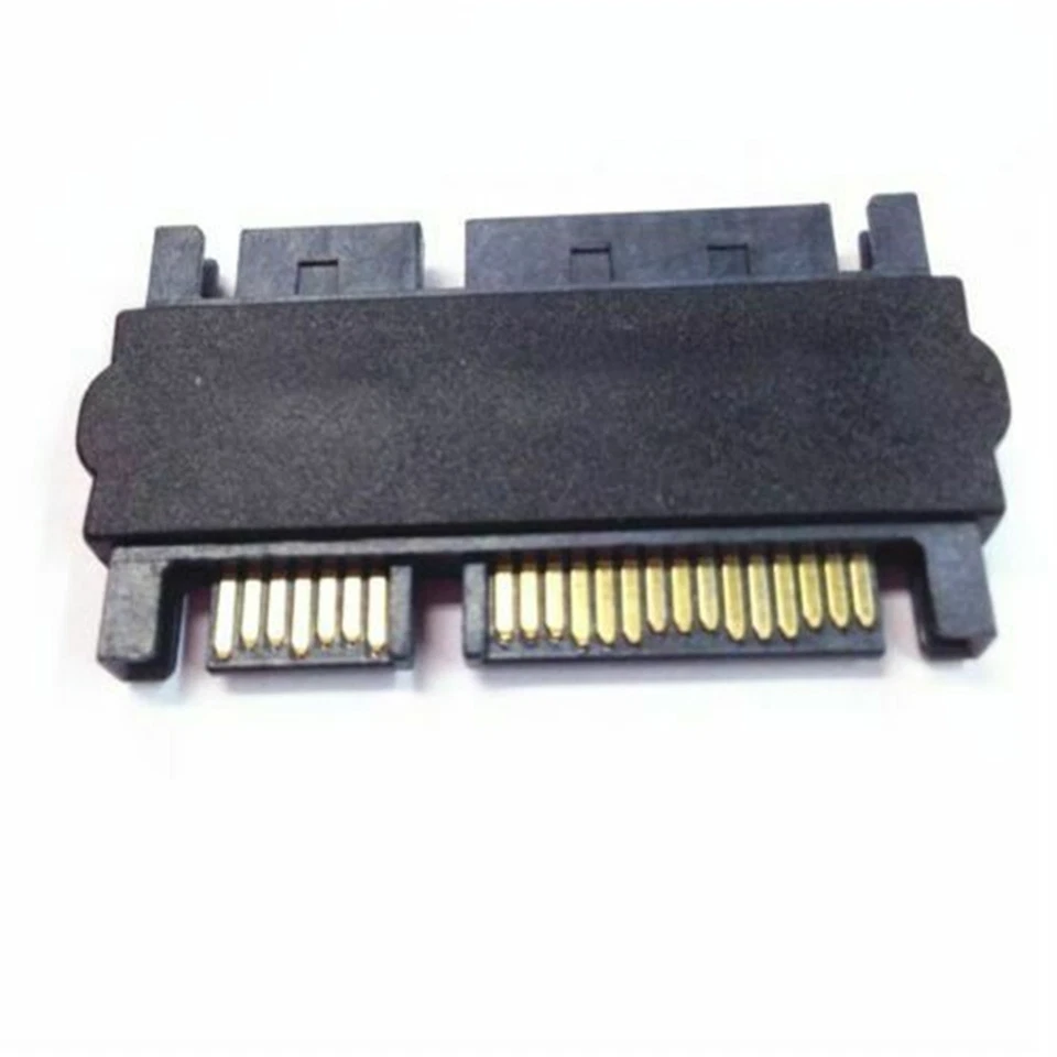 New SATA 22Pin Male to 22Pin Male Adapter Connector Components Fittings M - Image 4 of 4