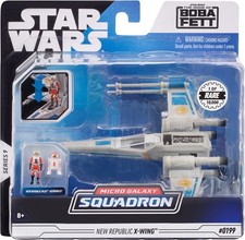 Star Wars Micro Galaxy Squadron New Republic X-WING   0199 Limited Edition 10000