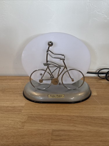 Solar Powered Cyclist Sculpture Model# 20/66 Production By Artist Ishiguro Works