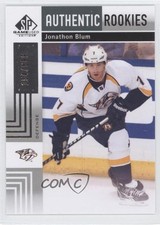 2011-12 SP Game Used Edition Authentic Rookies 154/699 Jonathon Blum #129 0a1