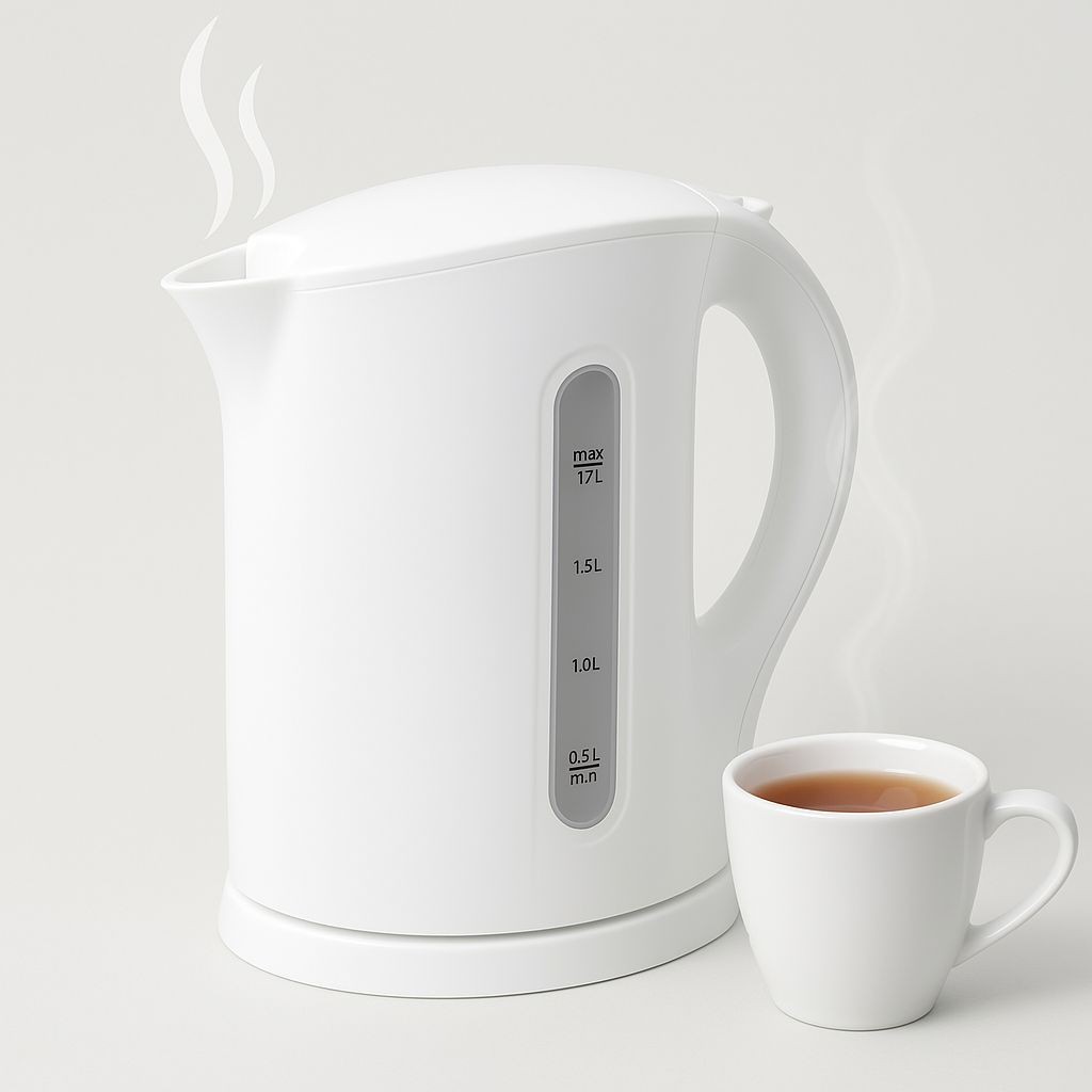 Bollitore Elettrico 1,7L Cordless 2200W | Scalda Acqua Design Bianco