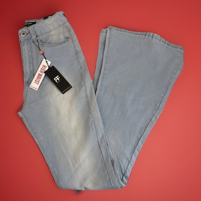 REDFOX Light Wash High Waisted Flare Retro Jeans Size 5 NWT
