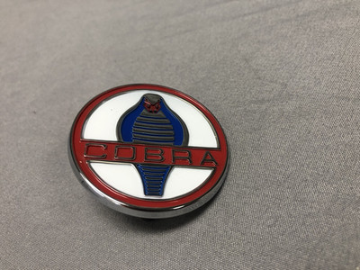 289 Shelby Cobra  NEW  Hood & Trunk Lid Emblem 2 Inch **FREE SHIPPING** Chrome