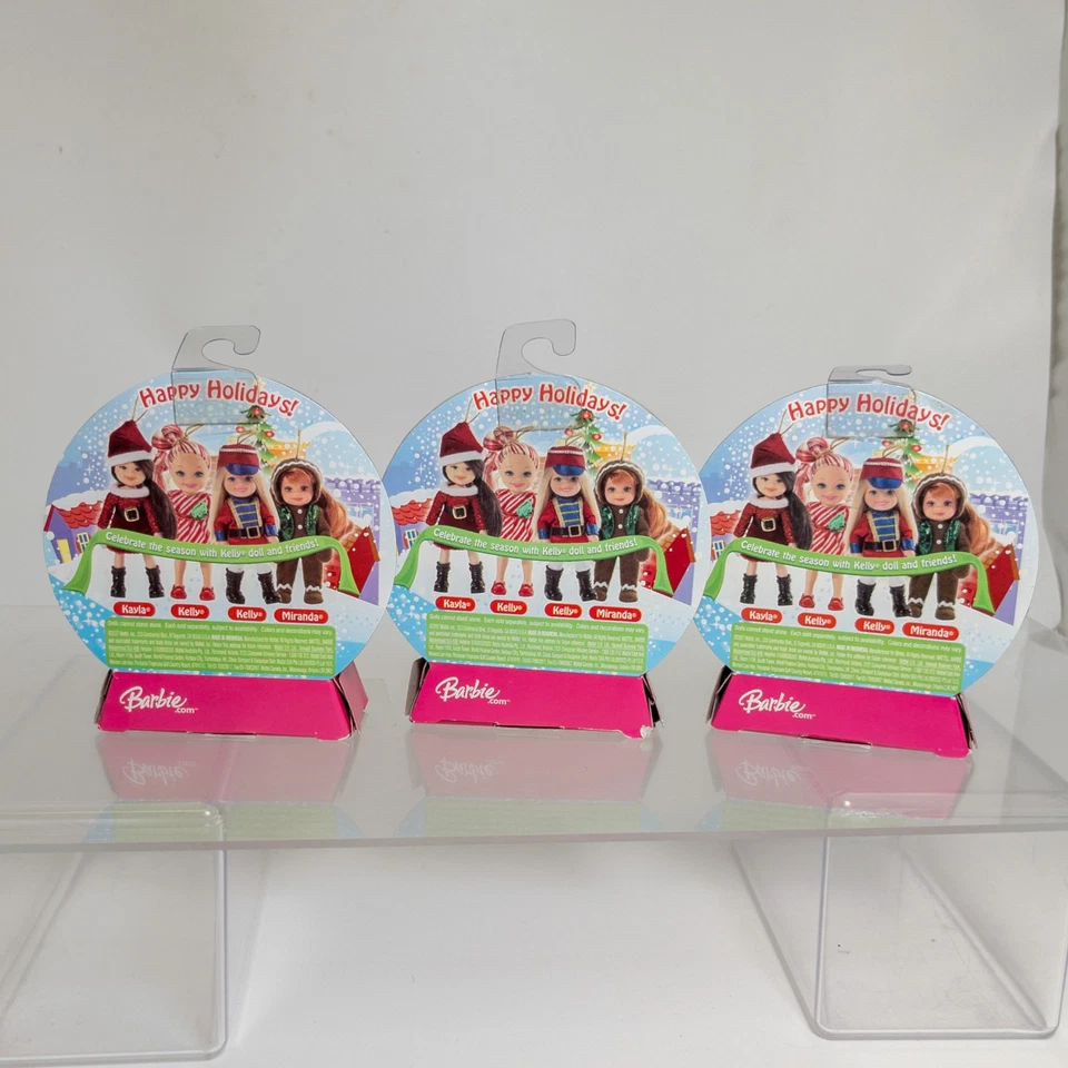 Mattel - Lote de 3 muñecas Kelly Club - Happy Holidays 2007 Kayla, Kelly y Miranda Foto 2 de 3
