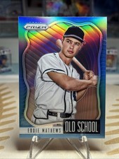 2021 Panini Prizm - Old School Eddie Mathews #OS-4 Carolina Blue Prizm