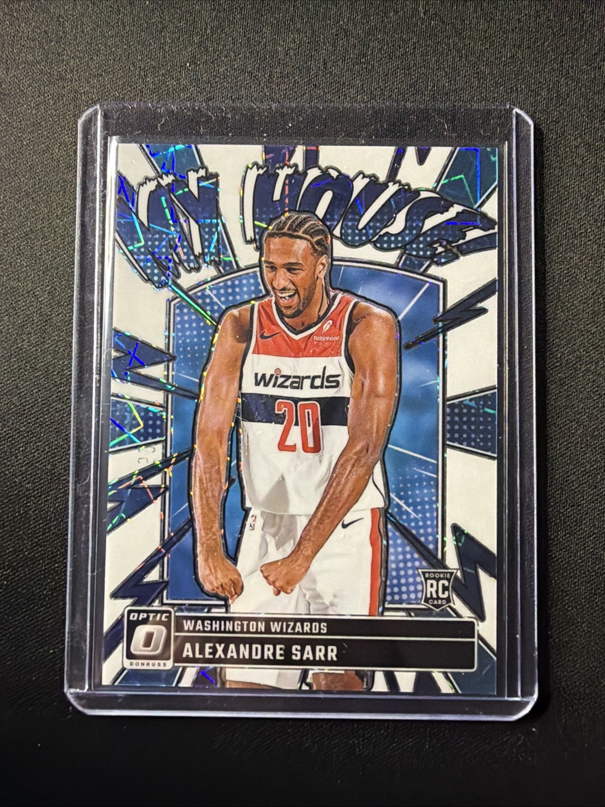 2024-25 Donruss Optic #9 Alexandre Sarr My House White Velocity #/59