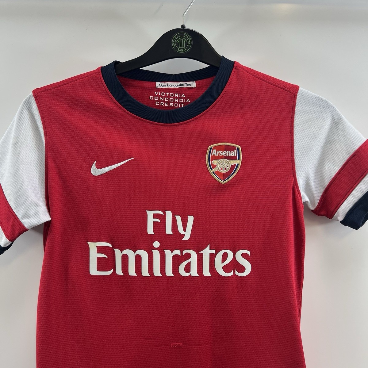Arsenal S.Cazorla 19 Home Football Shirt 2012/14 Children's 10/12