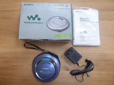 Vintage Blue Sony Walkman D-EJ621 Portable CD Player Tested & Working