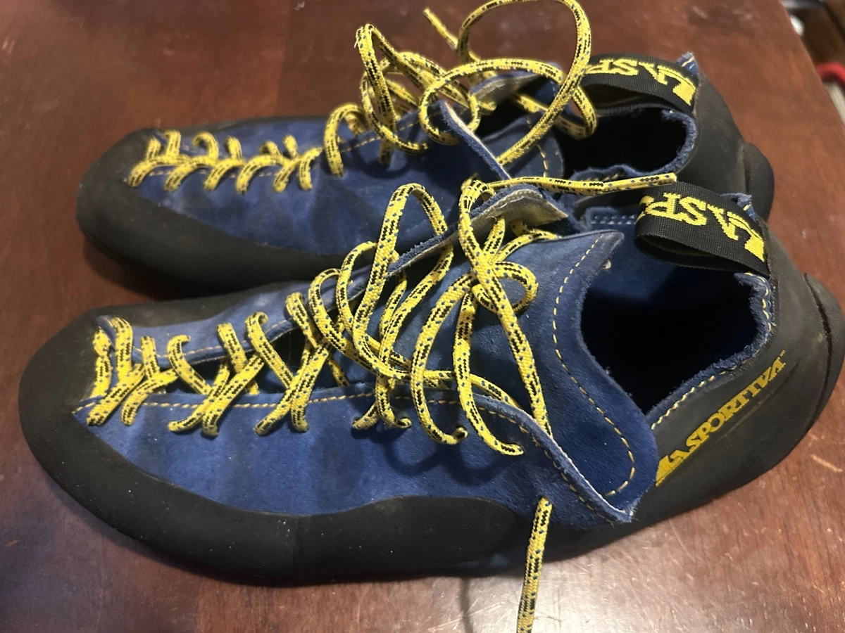 la sportiva Climbing Shoes Men Size 37 US 5 Blue Black Lace Up La Sportiva Men main image 3