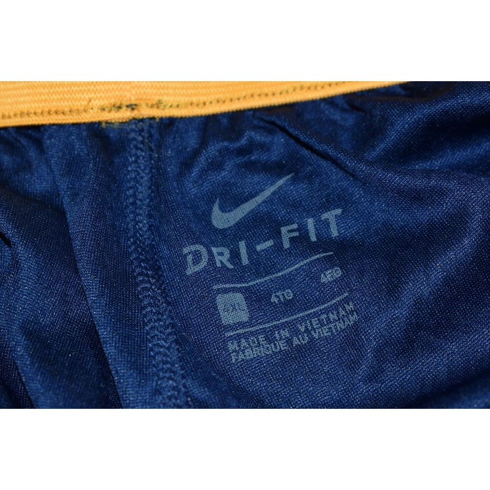 Pantalones Cortos de Gimnasio Nike Para Hombre Talla 4XL Azul Dorado Con Bolsillos Rendimiento Dri-Fit 12" Entrepierna Foto 3 de 4