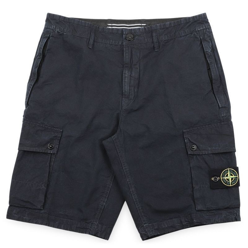 Stone Island Men's Cargo Shorts with Patch (Navy) L1S15 L100019 S00WA 151803051