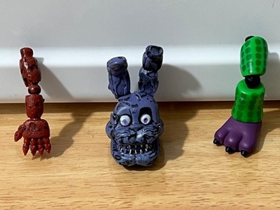 Five Nights at Freddy's FNAF 2016 Bonnie Head & mixed Articulated parts lit of 3
