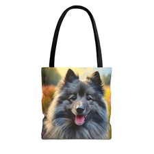 Keeshond Polyester Tote Bag AOP 