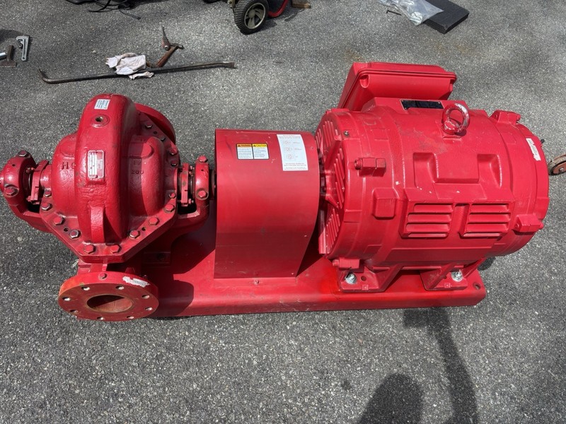 Pentair Split Case Centrifugal Fire Pump 310hp 1250GPM 3-Phase 460V 5-481-15B