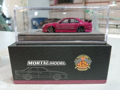 Mortal Model x Malaya Hobby - Nissan Uras ER34 Pink Dinner Exclusive Release
