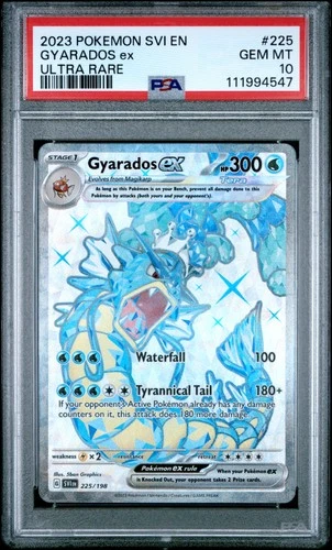 2023 POKEMON SVI EN-SCARLET & VIOLET ULTRA RARE #225 GYARADOS EX PSA 10
