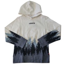 Levi's Boy's Oversized Fit Soft Cozy Fleece Hoodie Dark Shadow, M 8 