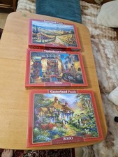3x Puzzles der Marke Castorland mit jeweils 3000 Teilen. Neu Ovp