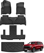 KARPAL Floor Mats for 2021-2025 2026 Chevy Tahoe & GMC Yukon (Not for XL, Only 7
