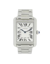 Cartier Tank Solo W5200013 24mm x 31mm Watch Serviced Polished 1 Year Guarantee