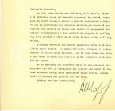 1932 ROMA On. Aldo LUSIGNOLI a un raduno di propaganda fascista *AUTOGRAFO