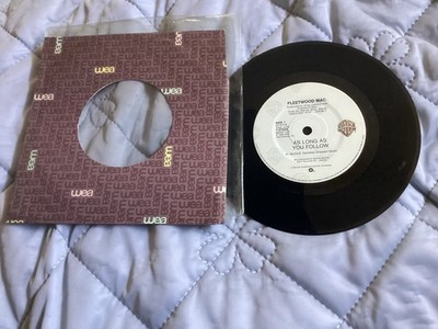 Fleetwood Mac As Long As You Follow Plain Label Sleeve 7  Vinyl B/W Oh Well Live