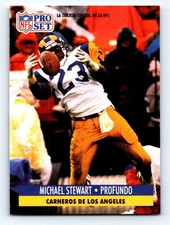 1991 Pro Set Spanish #125 Michael Stewart Fresh Break EX-EXMINT