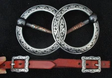 Top Quality Fancy Ring Snaffle-w/ matching Show Curb strap Jeremiah Watt JWP Set