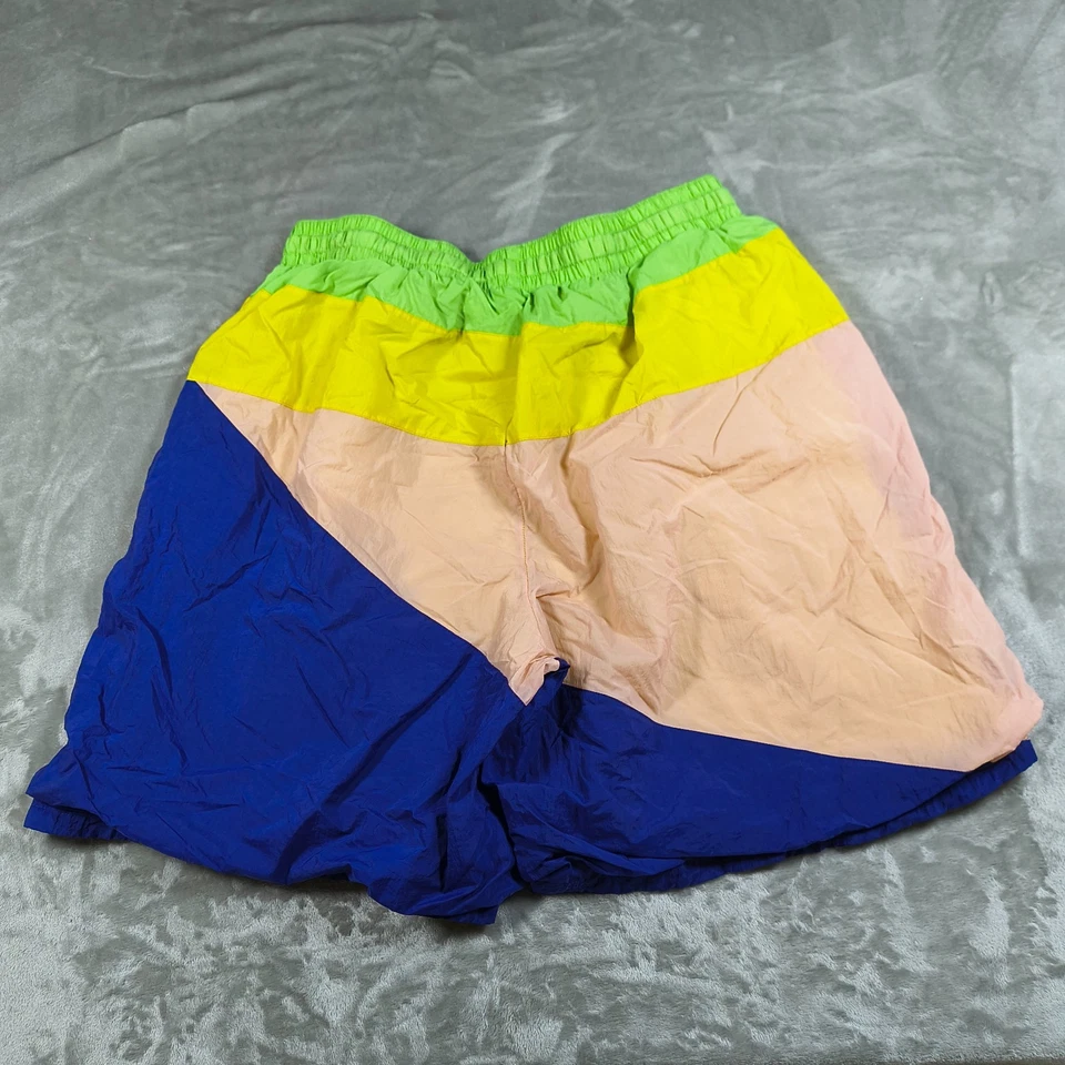 Pantalones Cortos Nike Flight Series Hombres 3XL BV9412 590 Malla Forrada Retro Años 90 Colorblock Y2K Foto 2 de 4