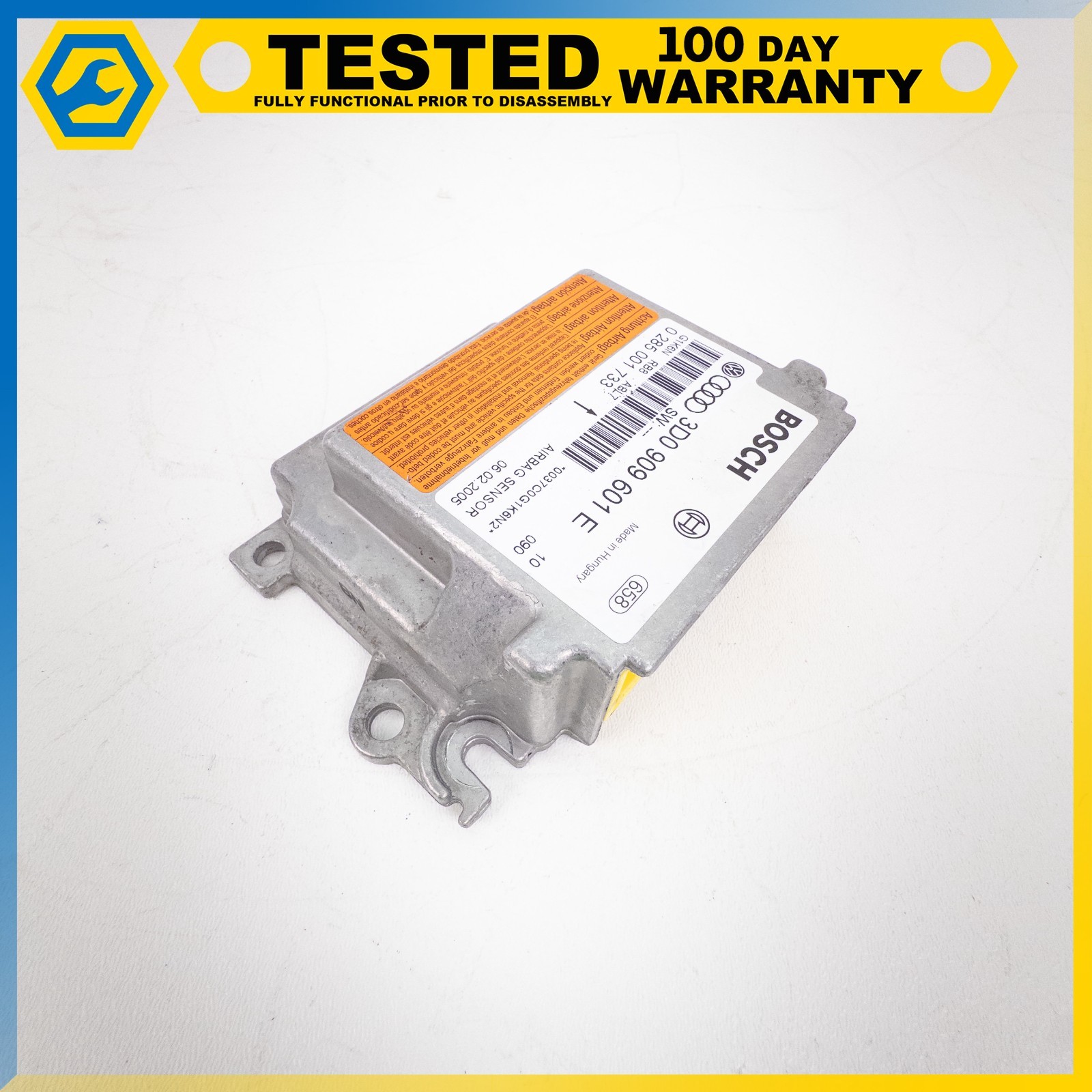 03-13 BENTLEY CONTINENTAL GT RESTRAINT DIAGNOSTIC CRASH MODULE UNIT OEM